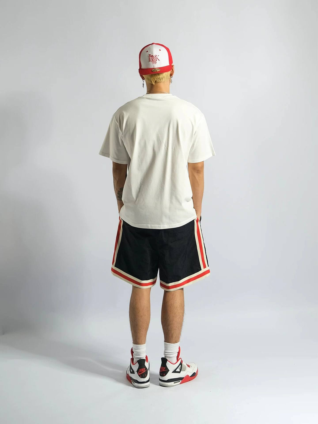 EVETS Logo Print Basketball Shorts