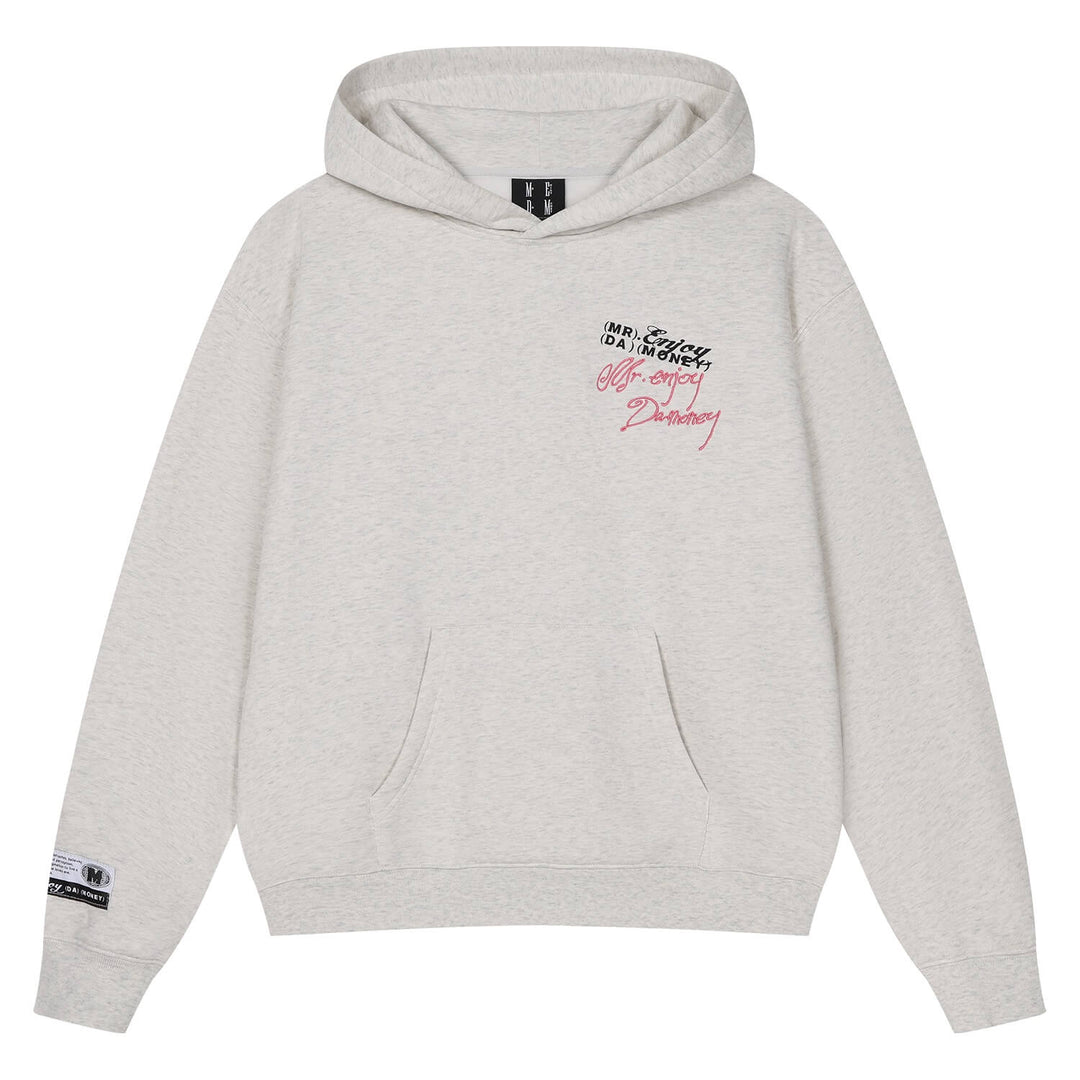 MEDM Handwritten Logo Print Hoodie | Face 3 Face
