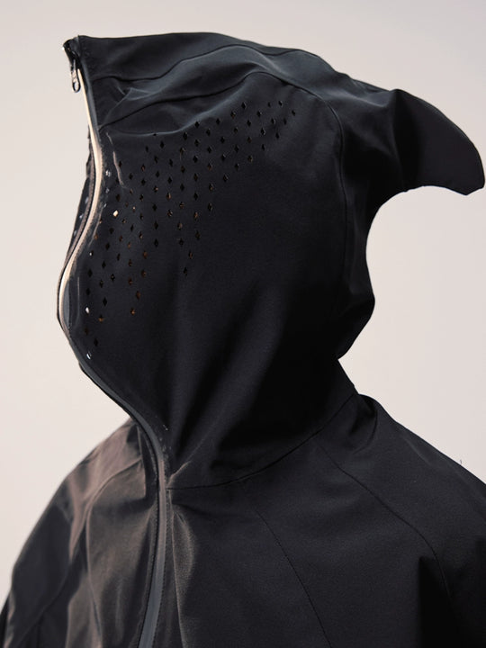 Remedy Devil Horn Hooded Windbreaker Jacket | Face 3 Face