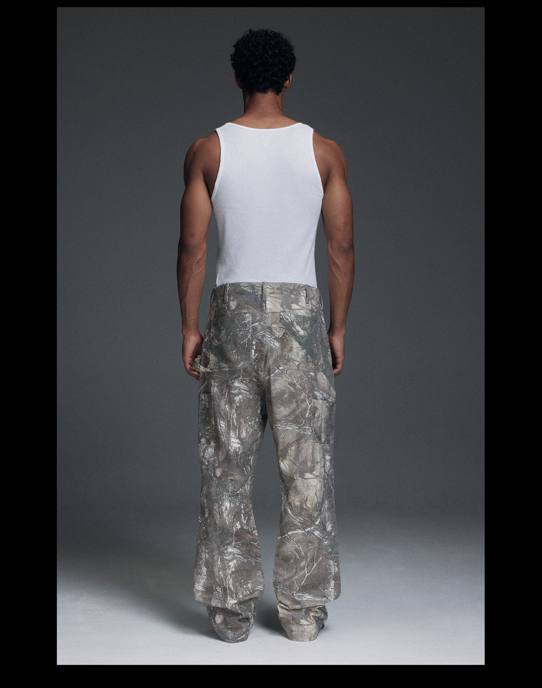 NOVACAM Tree Camo Double-Knee Flared Painter Pants | Face 3 Face