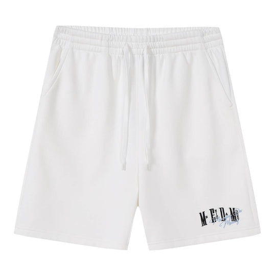 MEDM Colorful Logo Embroidered Sweat Shorts | Face 3 Face