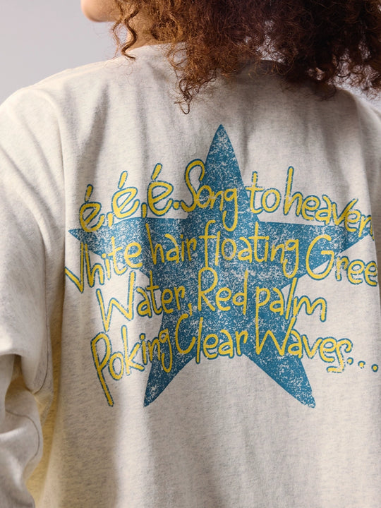 Remedy Duck and Star Aged Print Long Sleeve Tee | Face 3 Face