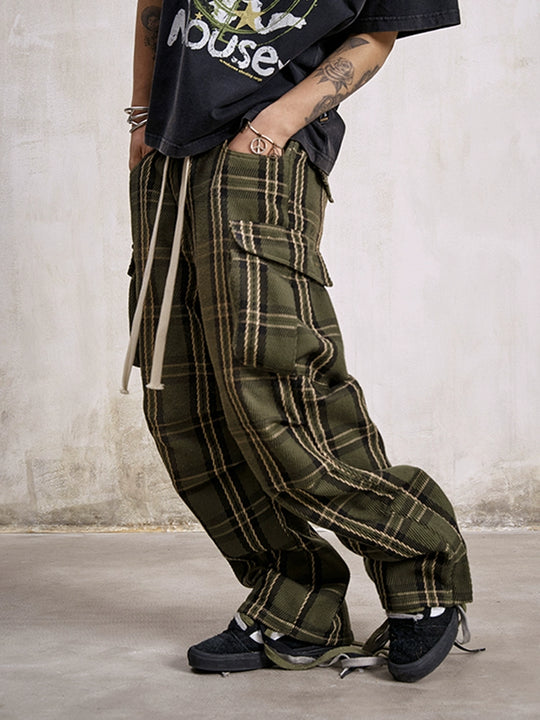 Remedy Plaid Work Cargo Pants | Face 3 Face