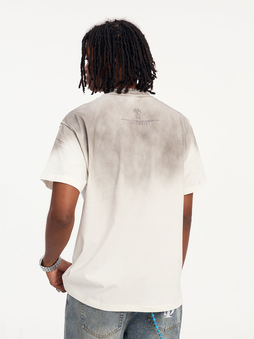 Small Town Kid Leopard Dirty Wash Tee | Face 3 Face