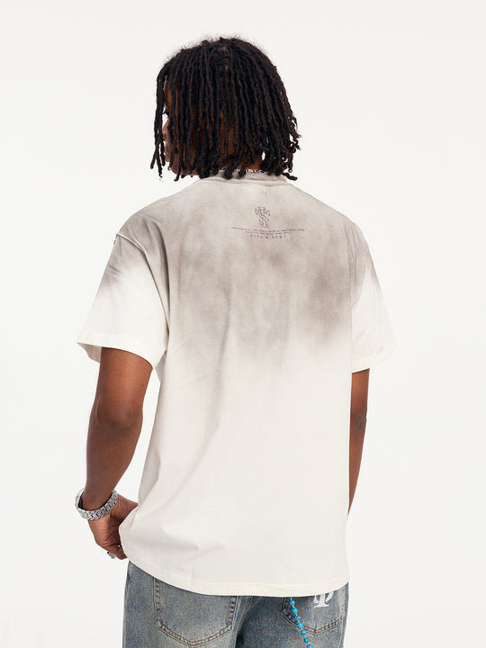 Small Town Kid Leopard Dirty Wash Tee | Face 3 Face