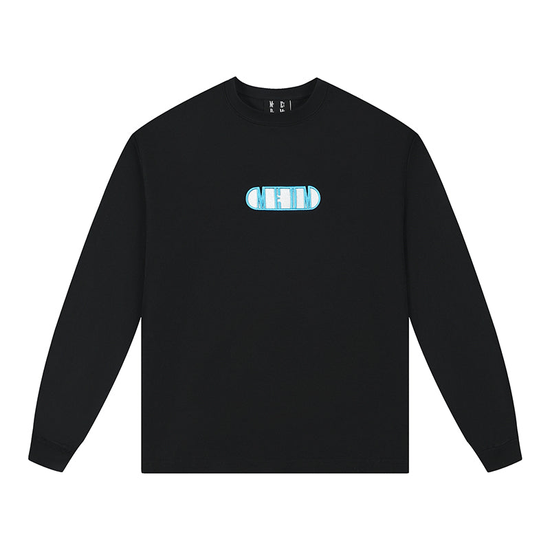 MEDM Basic Capsule Logo Letters Long Sleeved Tee