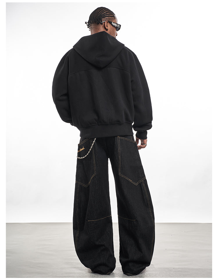 F3F Select Deconstructed Zip Up Hoodie | Face 3 Face