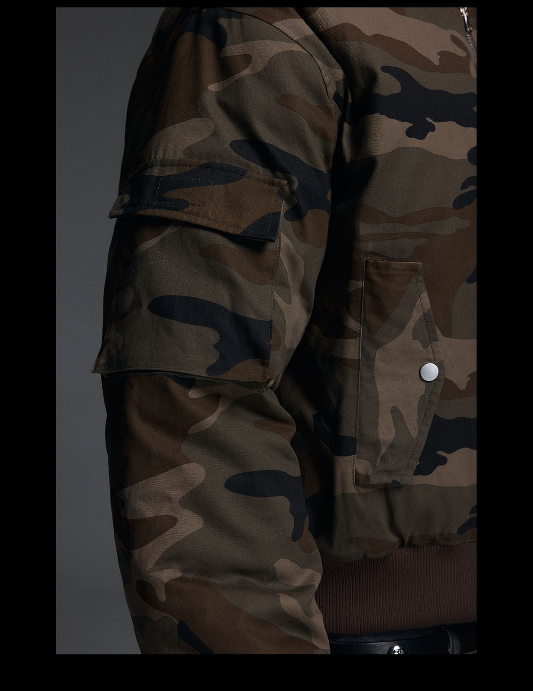 NOVACAM Camouflage MA-1 Military Jacket | Face 3 Face