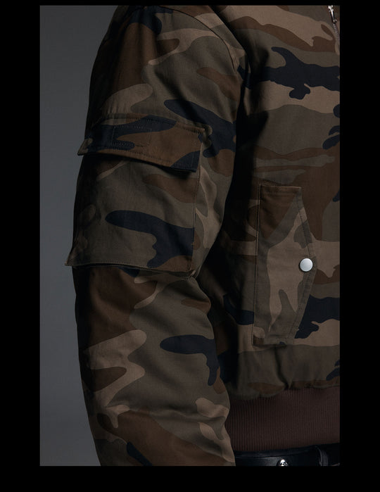 NOVACAM Camouflage MA-1 Military Jacket | Face 3 Face