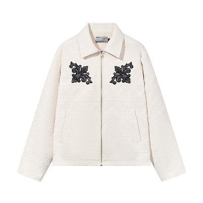 Harsh and Cruel Jacquard Embroidered Patches Jacket