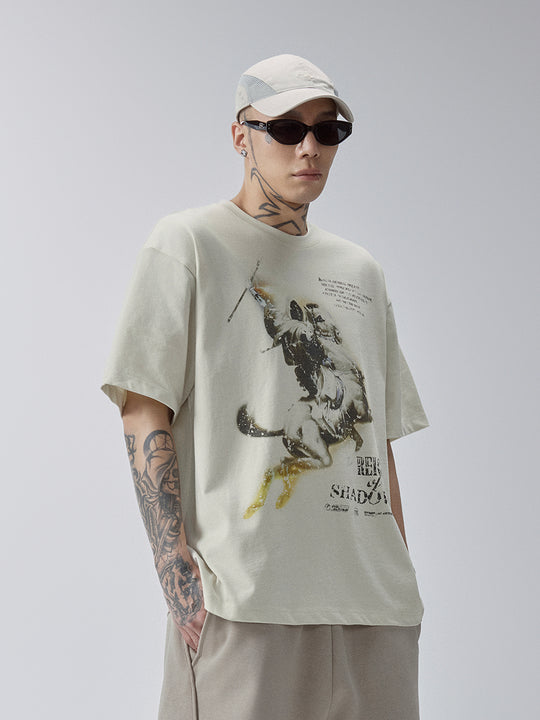 F2CE Vintage Knight Print Tee | Face 3 Face