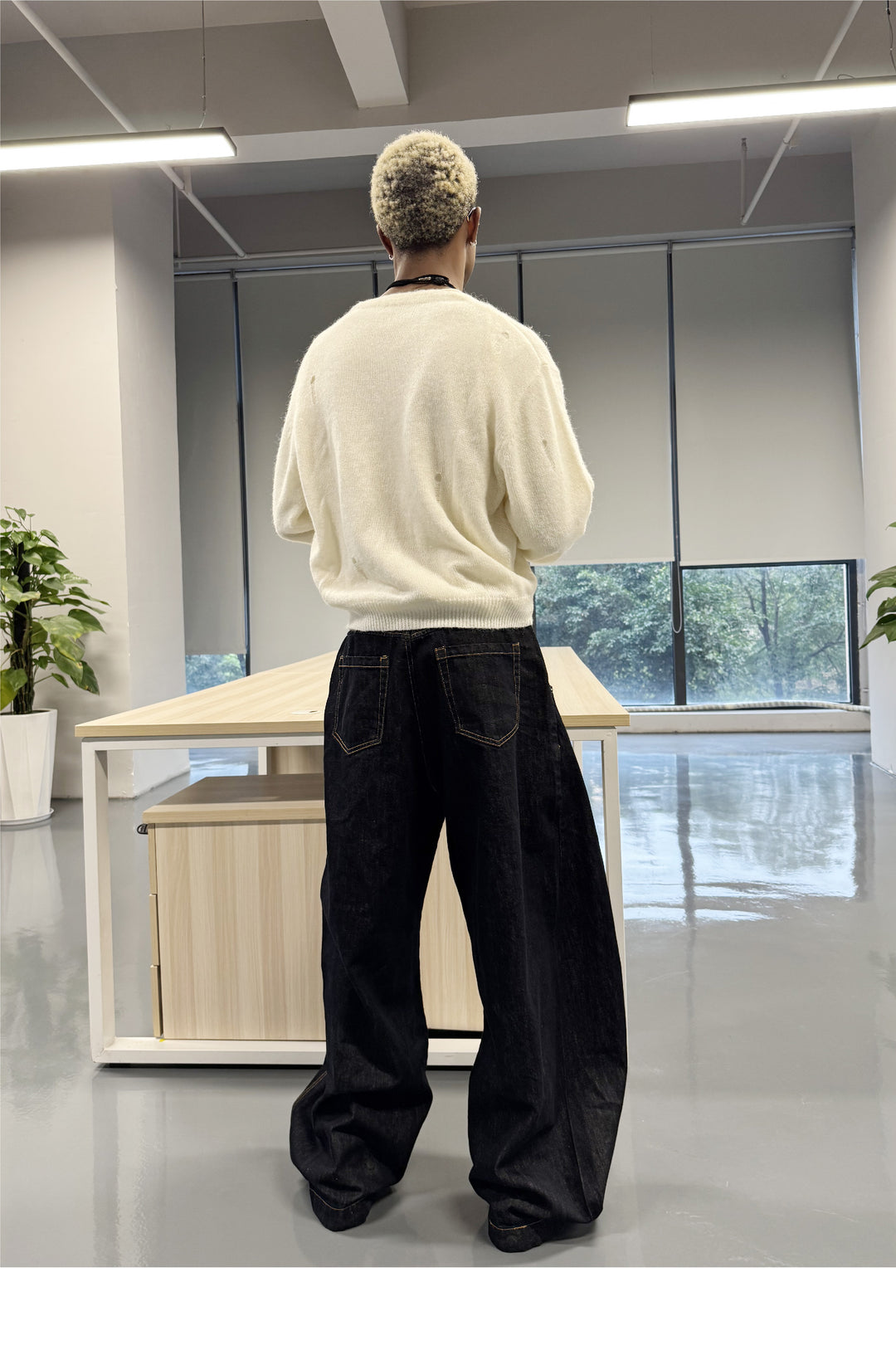 STEEPC Magnetic Button Scimitar Jeans | Face 3 Face