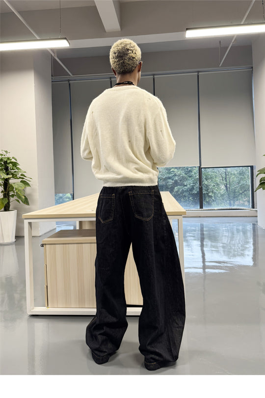 STEEPC Magnetic Button Scimitar Jeans | Face 3 Face