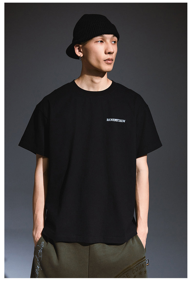 Remedy Military Stencil Print Tee | Face 3 Face