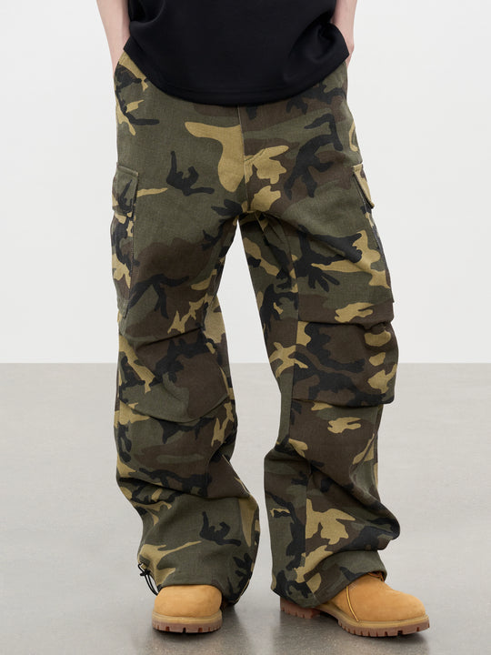 AFGK Camouflage Multi Pocket Work Cargo Pants | Face 3 Face