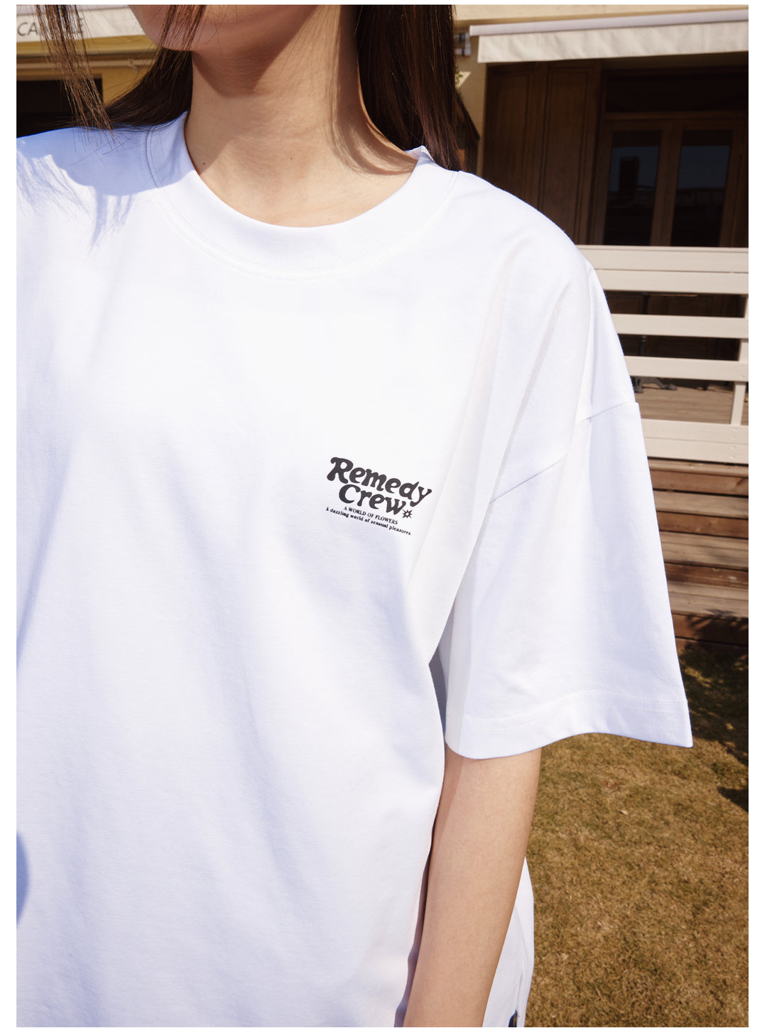 Remedy 3D Flower Logo Print Cool Touch Tee | Face 3 Face