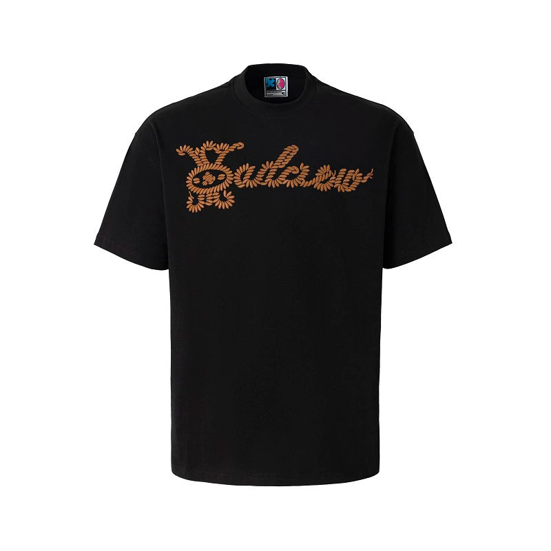 YADcrew Rope Knot 3D Needle Embroidered Logo Tee | Face 3 Face