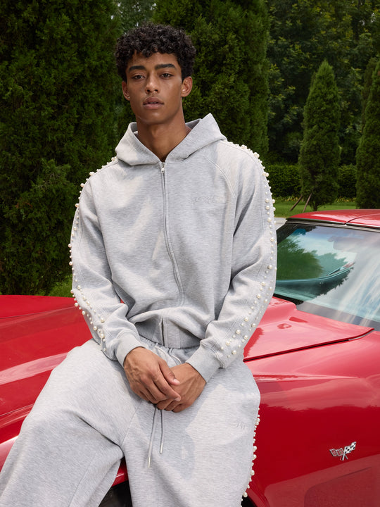 S45 Pearl Line Zip Up Hoodie | Face 3 Face