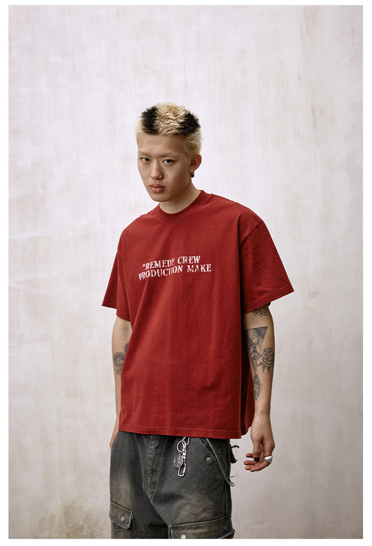 Remedy Faded Print Destruction Tee | Face 3 Face