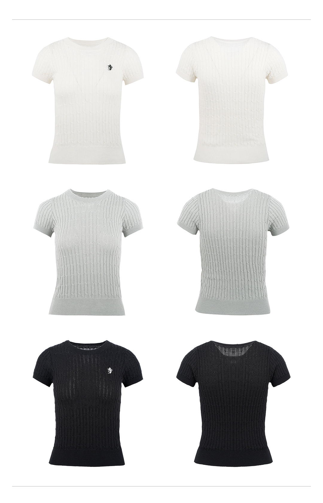 Small Town Kid Twist Knit Slim Fit Short Sleeve Tee | Face 3 Face