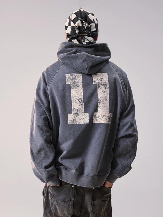 Remedy Washed Reversible Raglan Hoodie | Face 3 Face