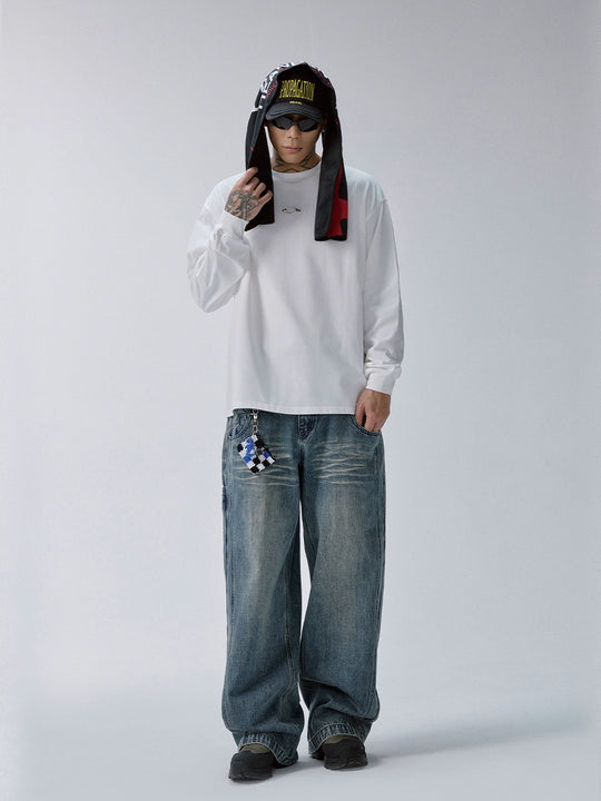 F2CE Metal Logo Basic Long Sleeve Tee | Face 3 Face