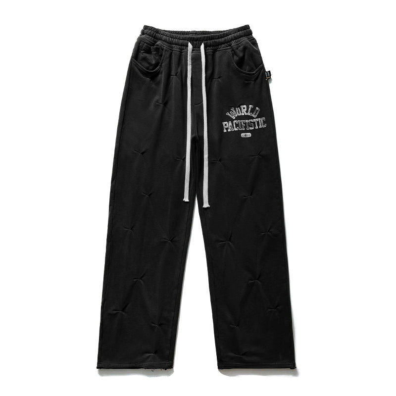 Remedy Aged Print Pinch Pleated Baggy Sweatpants | Face 3 Face