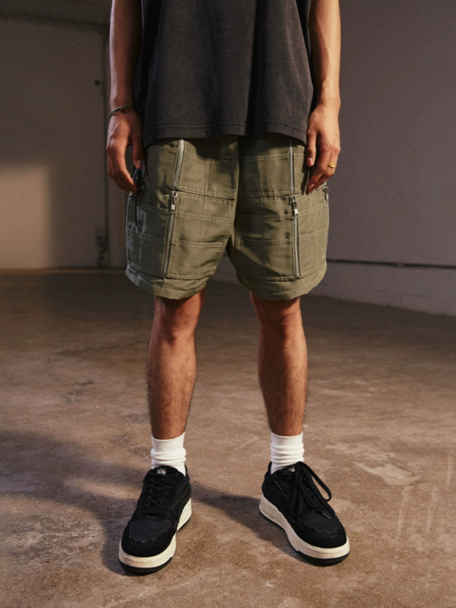 Remedy Multi Pocket Zipper Work Shorts | Face 3 Face