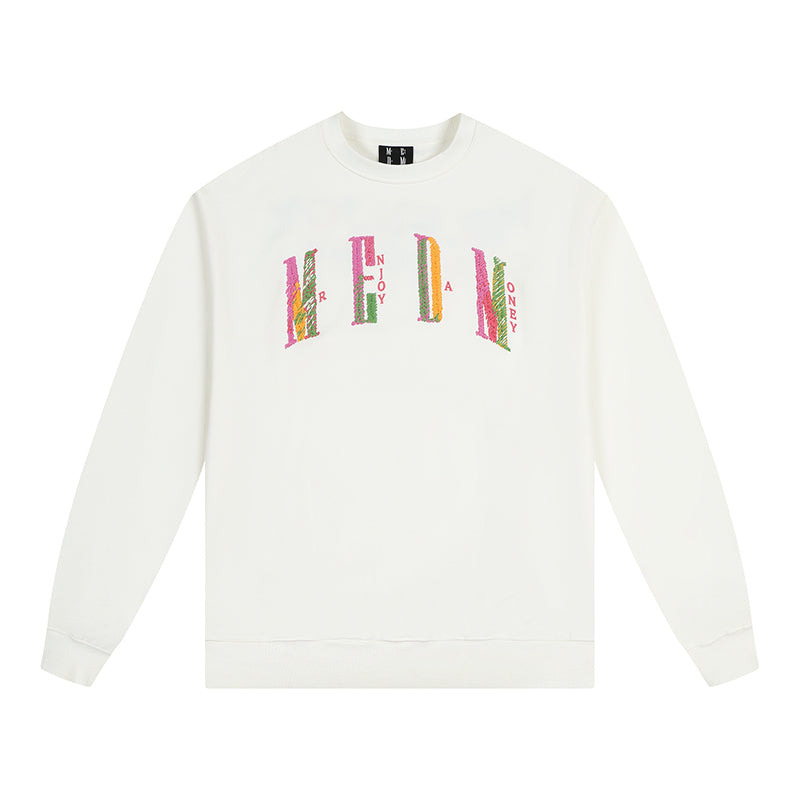 MEDM Colorful Embroidery Sweatshirt