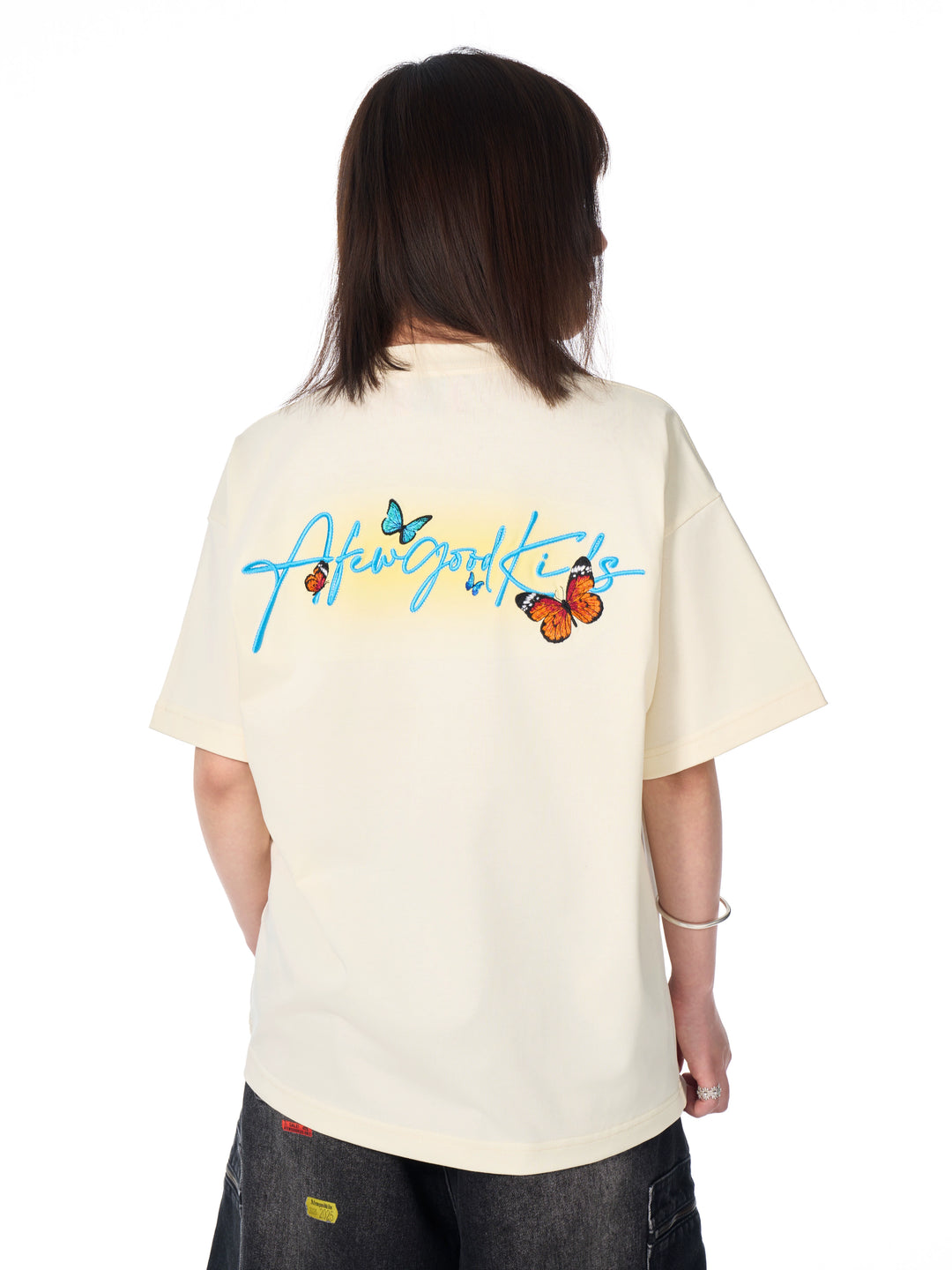 AFGK Floral Butterfly Logo Print Tee | Face 3 Face