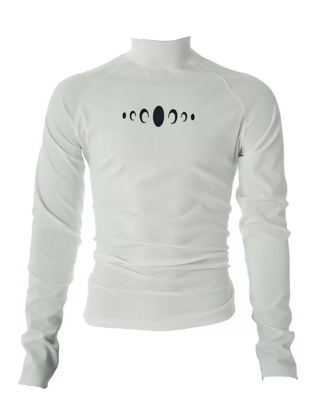 KARMANISTIC Slim Stretch Mock Neck Long Sleeve Tee | Face 3 Face