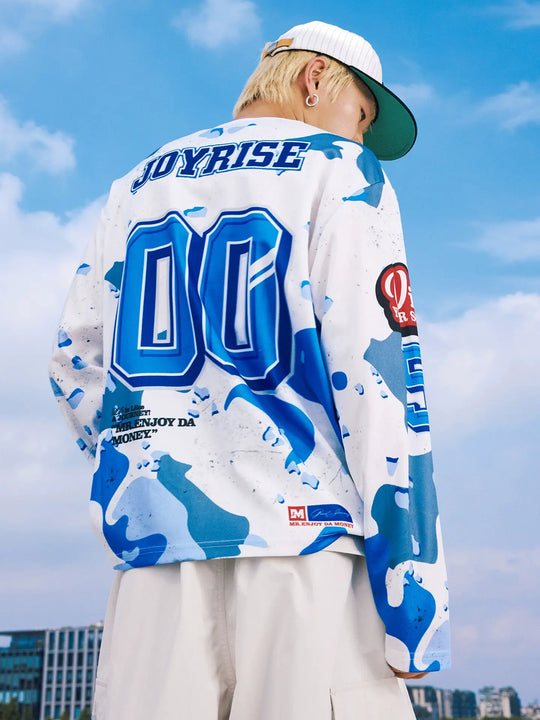 MEDM Camouflage Long Sleeve Hockey Jersey | Face 3 Face