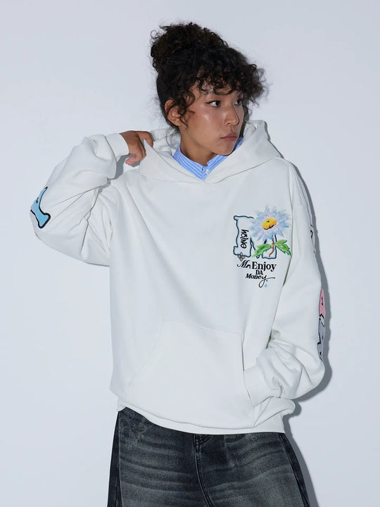 MEDM Daisy Floral Hoodie | Face 3 Face