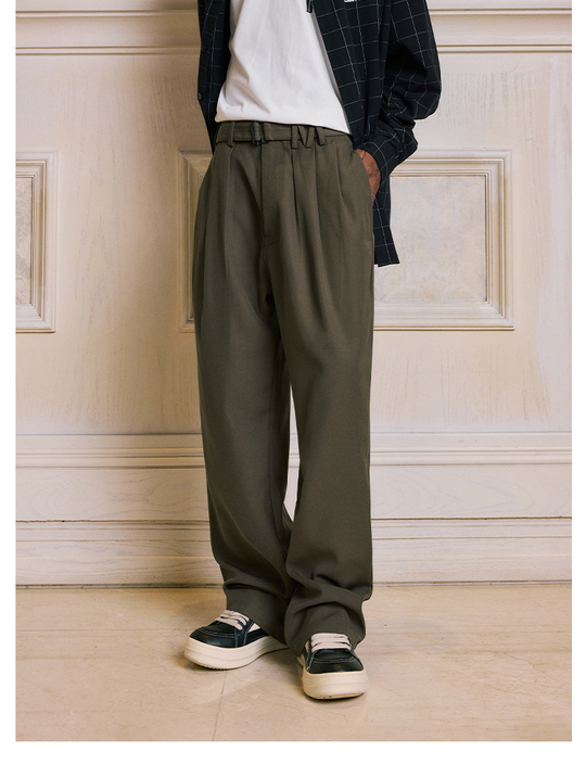 MEDM M-Shaped Belt Loop Suit Pants | Face 3 Face
