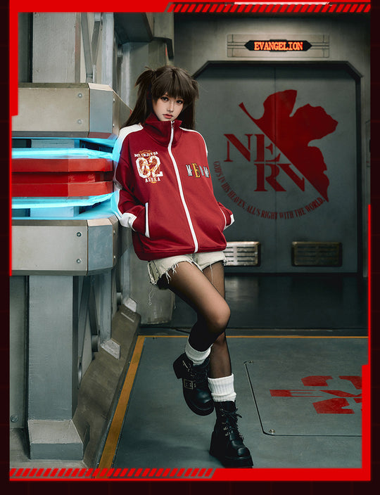 MEDM x EVA Line Art Body Contrast Color Track Jacket | Face 3 Face