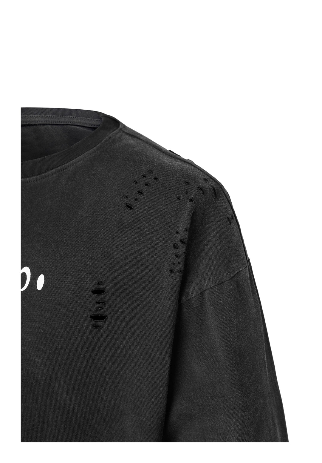 KARMANISTIC Standard Logo Washed Distressed Long Sleeve Tee | Face 3 Face