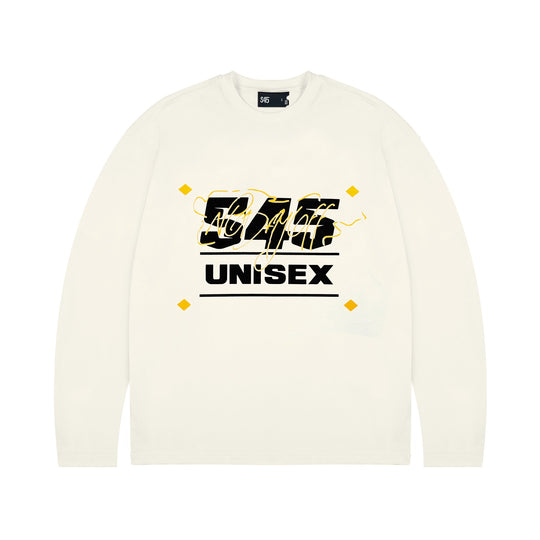 S45 Basic Letter Logo Printed Long-Sleeve Tee | Face 3 Face