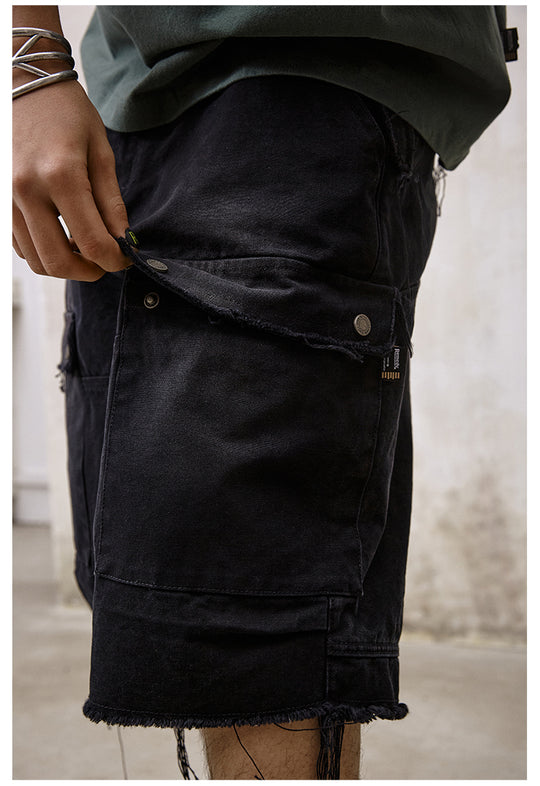 Remedy Washed Work Pocket Shorts | Face 3 Face