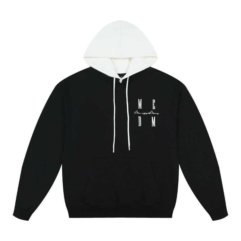 MEDM Layered Look Color Block Hoodie | Face 3 Face