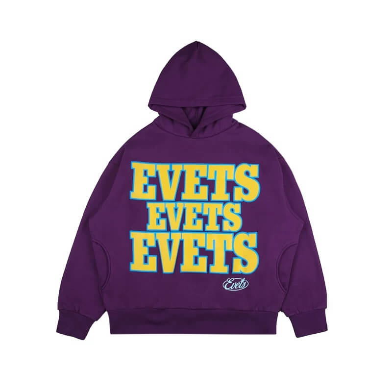 EVETS Foam Logo Graphic Hoodie | Face 3 Face