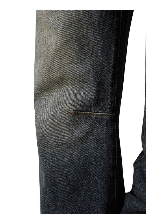KARMANISTIC 3D Cat Whisker Washed Flared Pants | Face 3 Face