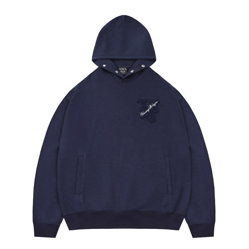YADcrew x BIPOLAR Corduroy Embroidered Hoodie