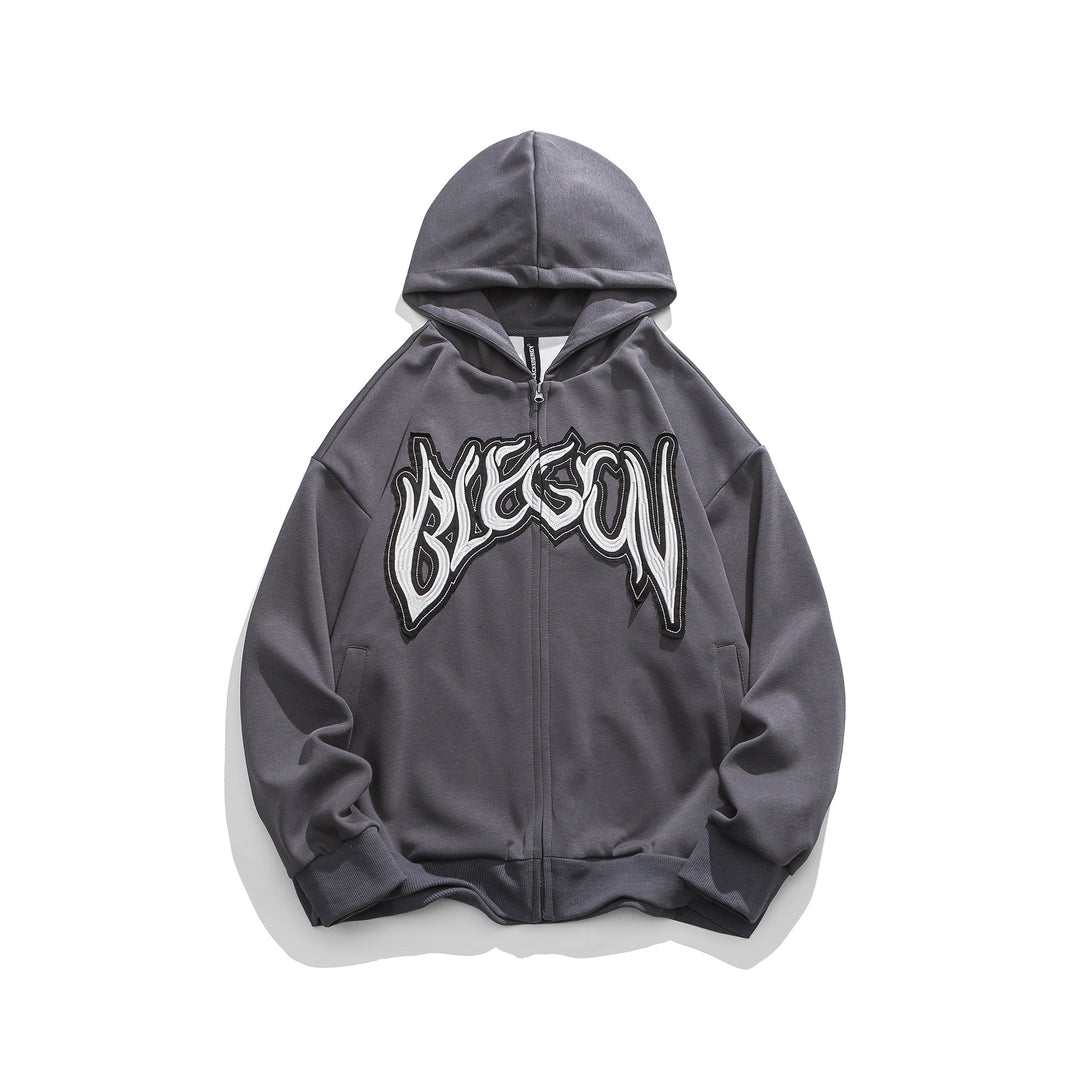 F3F Select Embroidery Zip Up Hoodie