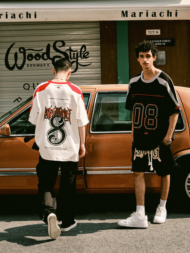 WAITINGWAVE Contrast Color Ice Hockey Jersey | Face 3 Face