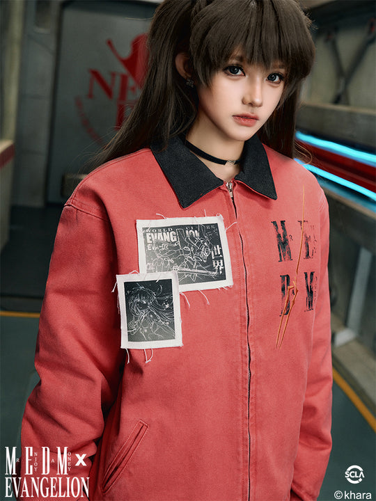 MEDM x EVA Unit-01, Unit-02 Washed Detroit Jacket | Face 3 Face