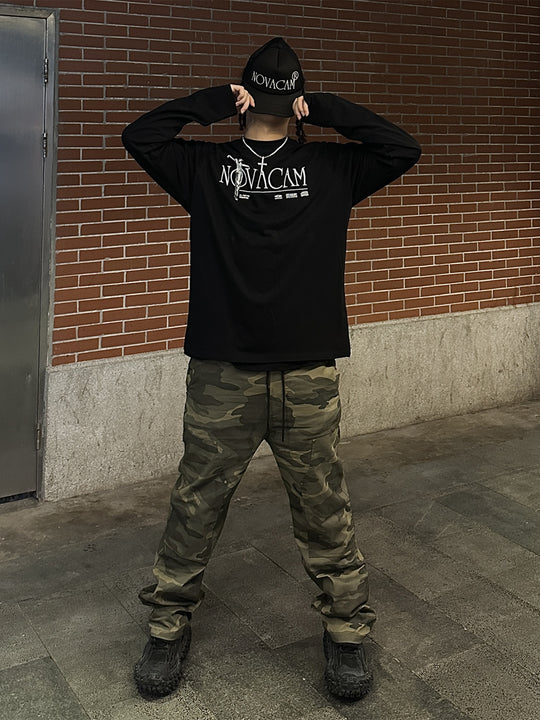 NOVACAM Camouflage Studded Double Knee Functional Pants | Face 3 Face