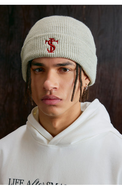 Small Town Kid Basic Logo Embroidery Beanie | Face 3 Face