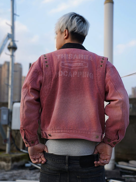 TGFCLUB Washed Detroit Work Jacket | Face 3 Face