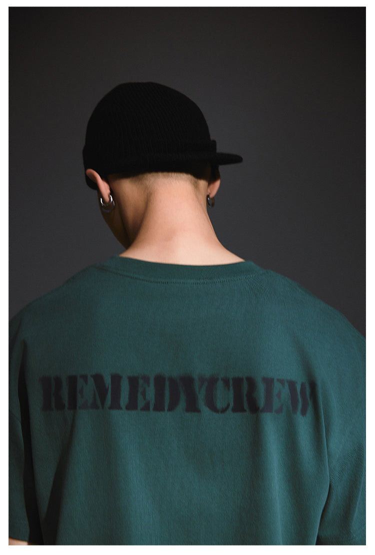 Remedy Military Stencil Print Tee | Face 3 Face