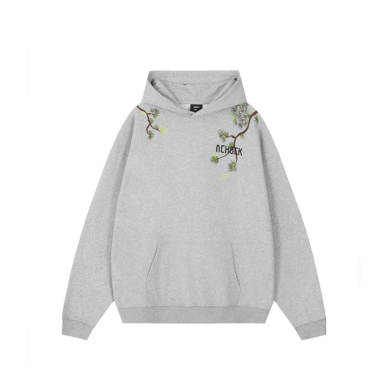 Achock Pine Tree Heavy Embroidery Hoodie | Face 3 Face